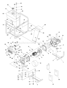 Part Location Diagram of 189637GS Briggs and Stratton DECAL, Panel